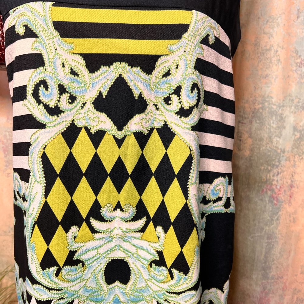 πAngel Biba 70s Style Sleeveless Shift Dress - Picture 5 of 13